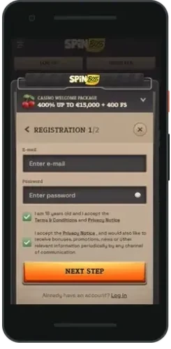 SpinBoss mobile Lobby